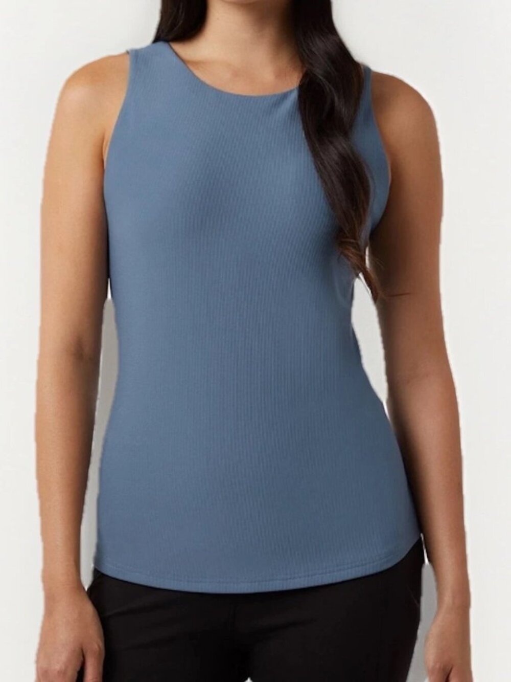 32 DEGREE WOMEN'S ’S TANK WITH BUILT IN BRA , BLUE, SIZE XS